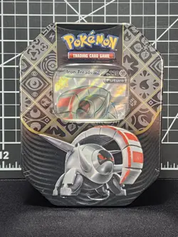 Pokemon TCG Scarlet & Violet Paldean Fates Iron Treads Ex Tin - Factory Sealed - Image 1