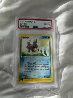 2003 Pokemon EX Dragon 65 Mudkip PSA 10 Gem Mint - Image 1