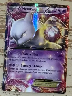 2016 Pokemon XY Promo Mewtwo EX XY107 - Image 1