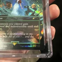 MTG Aerith's Curaga Magic (Rainbow Foil) Secret Lair x Final Fantasy 1872 CGC 10 - Image 4