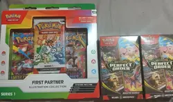 Pokemon First Partner Illustration Collection + Perfect Order Booster Bundle(s) - Image 1