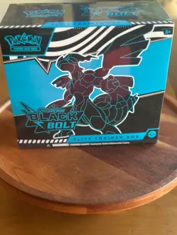 Pokemon TCG Scarlet & Violet Black Bolt ETB Elite Trainer Box Factory Sealed - Image 1