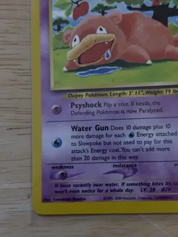 Pokemon TCG Slowpoke Neo Genesis 73/111 Common Basic 50 HP Regular Unlimited - Image 5