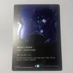 R 0381 Watery Grave GALAXY FOIL BORDERLESS VIEWPORT Edge of Eternities MTG Card - Image 5