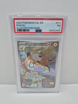Raichu - Illustration Rare SV02: Paldea Evolved 211/193 PSA 7 Pokemon - Image 1
