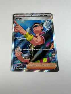 Judge Full Art 222/182 Pokemon TCG Sv10: Destined Rivals English - NM - Image 2