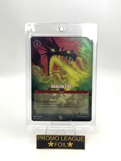 LORCANA Promo Challenge Dragon Fire 1/C1🌟Foil🌟 Mint avec protection magnetique - Image 1