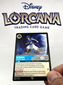 LORCANA carte promo Challenge FR8 29/P2 Aladdin 🌟Foil🌟neuve - Image 1