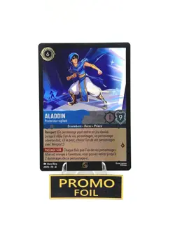 LORCANA carte promo Challenge FR8 29/P2 Aladdin 🌟Foil🌟neuve - Image 2
