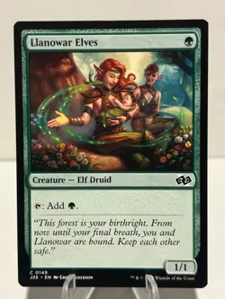 Llanowar Elves 149 C Foundations Jumpstart NM MTG - Image 1