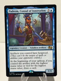 Padeem, Consul of Innovation (Anime) 62 R Foundations Jumpstart NM MTG - Image 1
