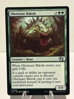 Obstinate Baloth 692 U Foundations Jumpstart NM MTG - Image 1