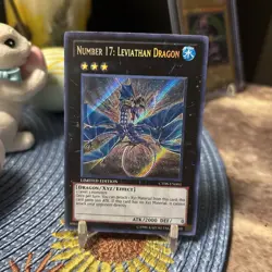 Yugioh Number 17: Leviathan Dragon CT08-EN001 Secret Rare Limited Edition LP - Image 1
