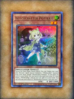 Yugioh Witchcrafter Potterie MP20-EN219 Ultra Rare 1st Ed NM - Image 1