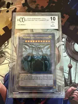 YuGiOh! 2010 Legendary Collection "Obelisk the Tormentor" BCCG 10 MINT - Image 1