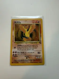 1999 Pokemon Fossil Moltres #12/62 - Image 1