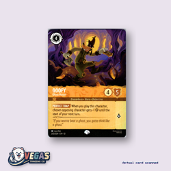 Disney Lorcana Goofy Ghost Hunter Epic Whispers In The Well Holofoil 205/204 NM - Image 1