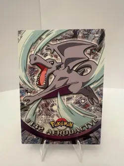 Topps 2000 Chrome Pokemon TCG Aerodactyl Card 142 - Image 1