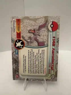 Topps 2000 Chrome Pokemon TCG Aerodactyl Card 142 - Image 2