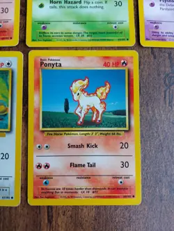 POKEMON BASE SET LOT OF 18 CARDS 1999 PLAYED HBX10 - Image 2