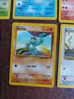 POKEMON BASE SET LOT OF 18 CARDS 1999 PLAYED HBX10 - Image 4