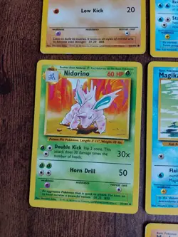 POKEMON BASE SET LOT OF 18 CARDS 1999 PLAYED HBX10 - Image 5