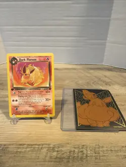 Pokemon TCG Dark Flareon 1st Edition Uncommon Card 35/82 - Image 1