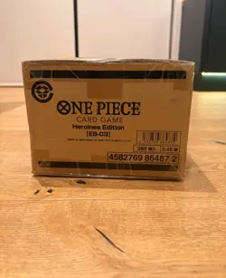 One Piece Card Game EB-03 Heroines Edition Japanese Sealed Case 12 Booster Box - Image 1