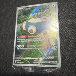 Pokemon TCG Snorlax 151 Promo Card Sealed - Image 1