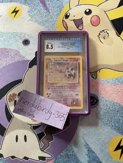 Pokemon Sabrina's Gengar Gym Heroes 014/132 Holo Rare CGC 8.5 2000 Card - Image 1