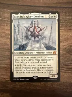 Magic The Gathering: Mondrak, Glory Dominus - Phyrexian: All Will Be One - NM - Image 2
