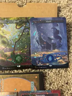 MTG Unfinity Land Lot Galaxy Foil (PLAINS, MOUNTAIN, SWAMP, ISLAND, FOREST) - Image 3