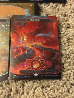 MTG Unfinity Land Lot Galaxy Foil (PLAINS, MOUNTAIN, SWAMP, ISLAND, FOREST) - Image 5