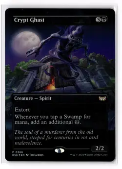 Crypt Ghast (Borderless) 368 Commander: Duskmourn: House of Horror Foil NM - Image 1