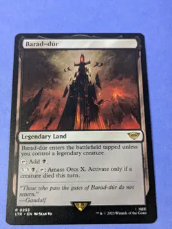 MTG Magic the Gathering: The Lord of the Rings: Barad-dur #0253 Rare - NM - Image 1