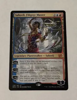 MTG Saheeli, Filigree Master - The Brothers' War LP - Image 1