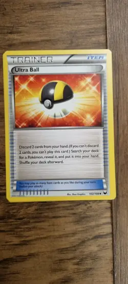 Ultra Ball - Pokemon TCG - LP - Uncommon - Dark Explorers - Free UK P&P - Image 1