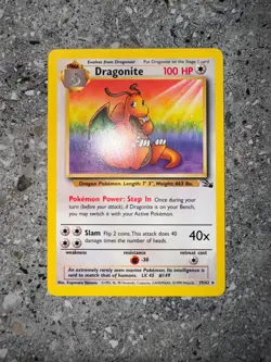 Pokemon TCG Cards Dragonite 19/62 Fossil Rare NM - Image 3