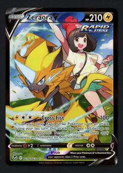 Zeraora V TG16/TG30 Silver Tempest Ultra Rare Pokemon TCG - Image 1