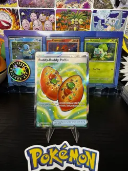 Pokemon Buddy-Buddy Poffin 167/132 Mega Evolution TCG - Image 1