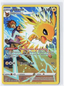 Jolteon TG04/TG30 Swsh09: Brilliant Stars Trainer Gallery Holo Pokemon TCG - Image 1