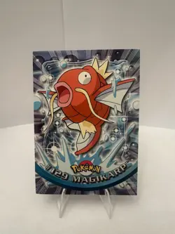 Pokemon TCG Magikarp Topps #129 Blue Logo TV Animation Edition - Image 1