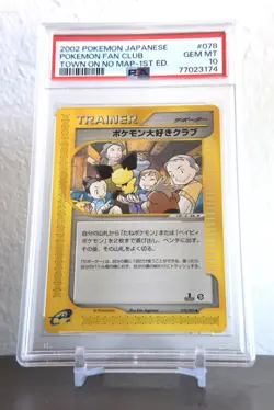 2002 Pokemon Japanese Pokemon Fan Club Town On No Map - 1st Ed. #078 PSA 10 - Image 1