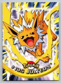 2000 Topps Pokemon Series 3 #135 Jolteon TV Animation Edition Blue - Image 1