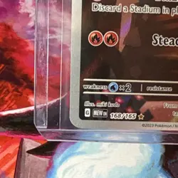 Pokemon Charmander 168/165 Full Art Holo Illustration Rare Scarlet & Violet 151 - Image 4