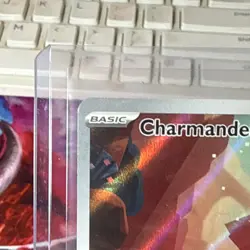 Pokemon Charmander 168/165 Full Art Holo Illustration Rare Scarlet & Violet 151 - Image 5