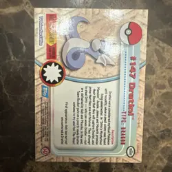 2000 Topps Pokemon TV Animation Edition Series 3 Non Holo 147 Dratini Blue Label - Image 2