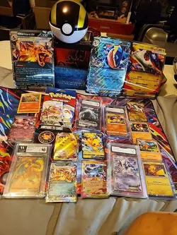Pokemon Lot Cgc 10 Charizard Mewtwo Lugia Promos Pikachu Vmax Lugia Blister Pack - Image 4