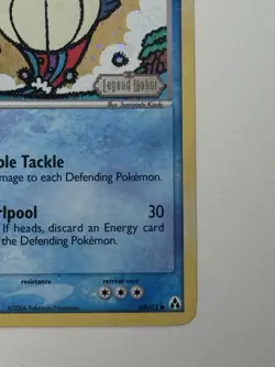 Pokemon TCG Wailmer 69/92 Legend Maker Reverse Holo Stamp Mid Era - Image 5