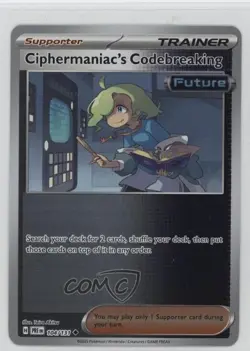 Ciphermaniac's Codebreaking Reverse Foil Pokemon Prismatic Evolutions PRE #104 - Image 1